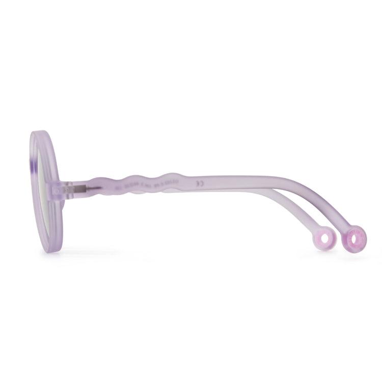 OLIVIO & CO. Kids round sunglasses Coral Reef-Purple Coral 3-5y