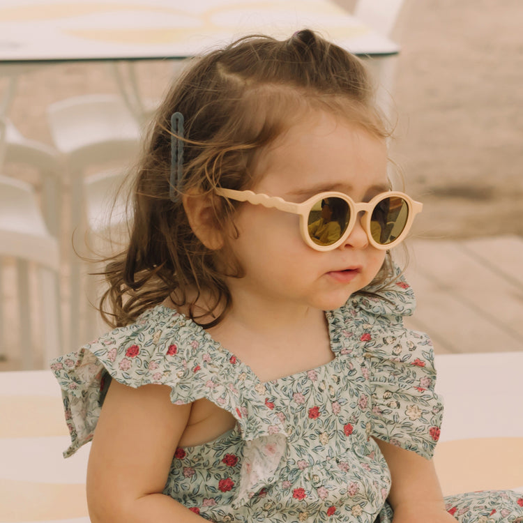 OLIVIO & CO. Παιδικά γυαλιά ηλίου οβάλ Classic Olivio - Desert Sand 18-36 μηνών