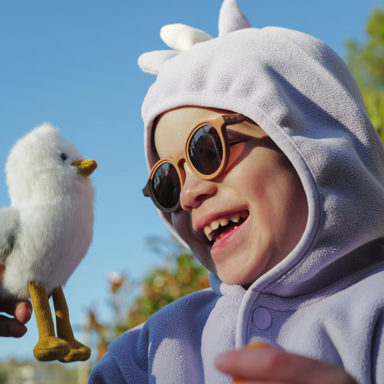 OLIVIO & CO. Παιδικά γυαλιά ηλίου οβάλ Gelato Summer - Chocolate 18-36 μηνών