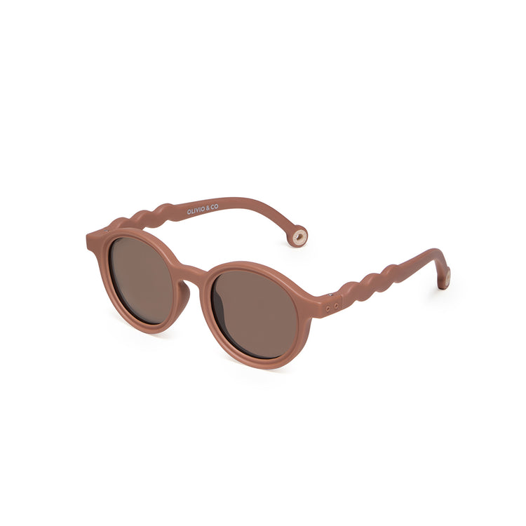 OLIVIO & CO. Παιδικά γυαλιά ηλίου οβάλ Gelato Summer - Chocolate 18-36 μηνών