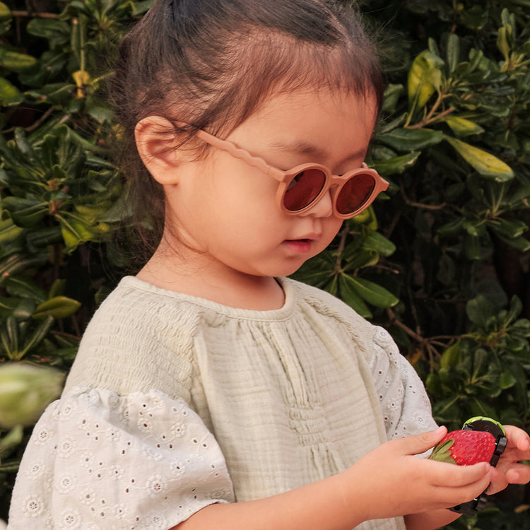 OLIVIO & CO. Παιδικά γυαλιά ηλίου οβάλ Gelato Summer - Chocolate 18-36 μηνών