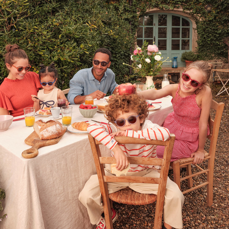 OLIVIO & CO. Παιδικά γυαλιά ηλίου οβάλ Breakfast Art - Midnight Berry 18-36 μηνών