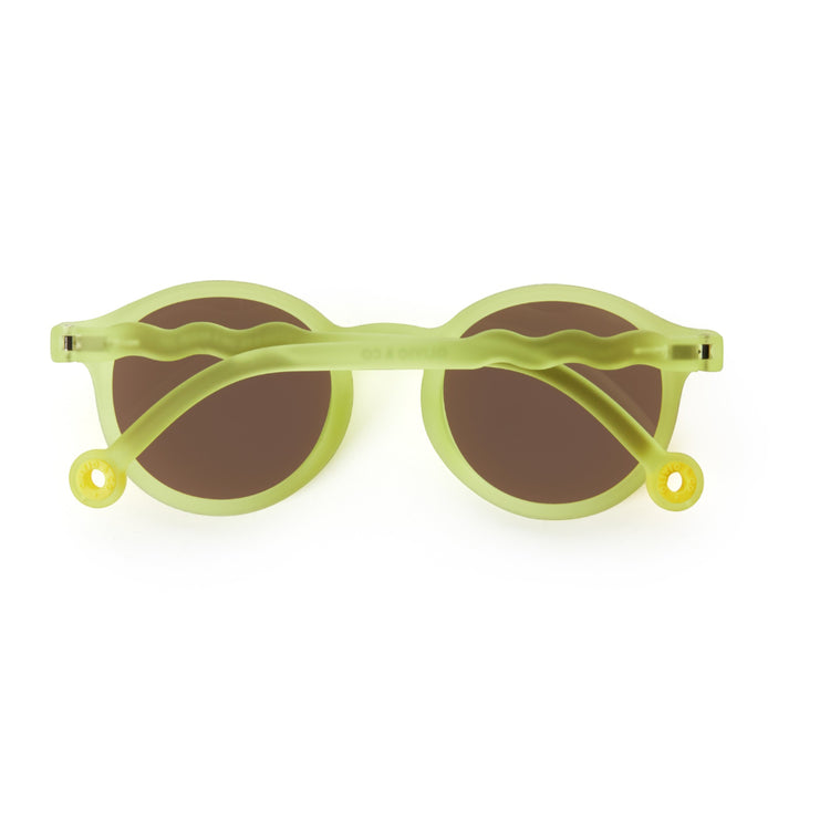 OLIVIO & CO. Παιδικά γυαλιά ηλίου οβάλ Citrus Garden-Lime Green 5-12 ετών