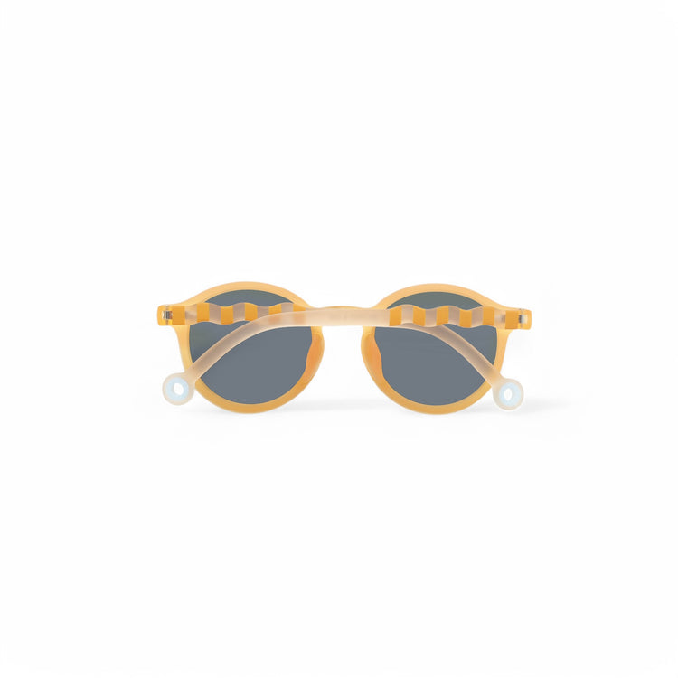OLIVIO & CO. Kids oval sunglasses Seaside Stripes - Vacation Yellow 3-5y