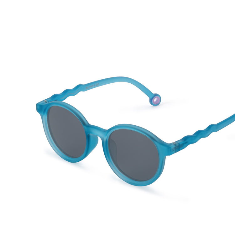 OLIVIO & CO. Kids oval sunglasses Coral Reef-Reef Blue 3-5y