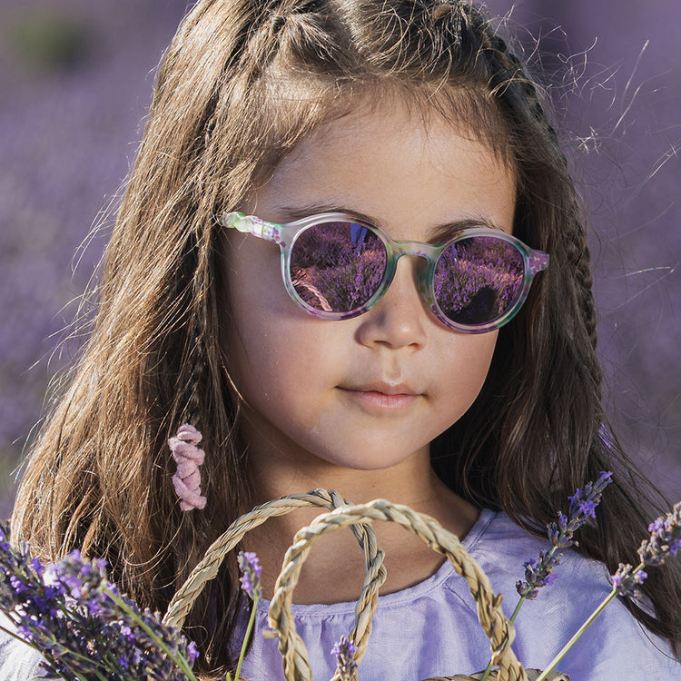 OLIVIO & CO. Παιδικά γυαλιά ηλίου οβάλ Classic Olivio - Wild Flower 3-5 ετών