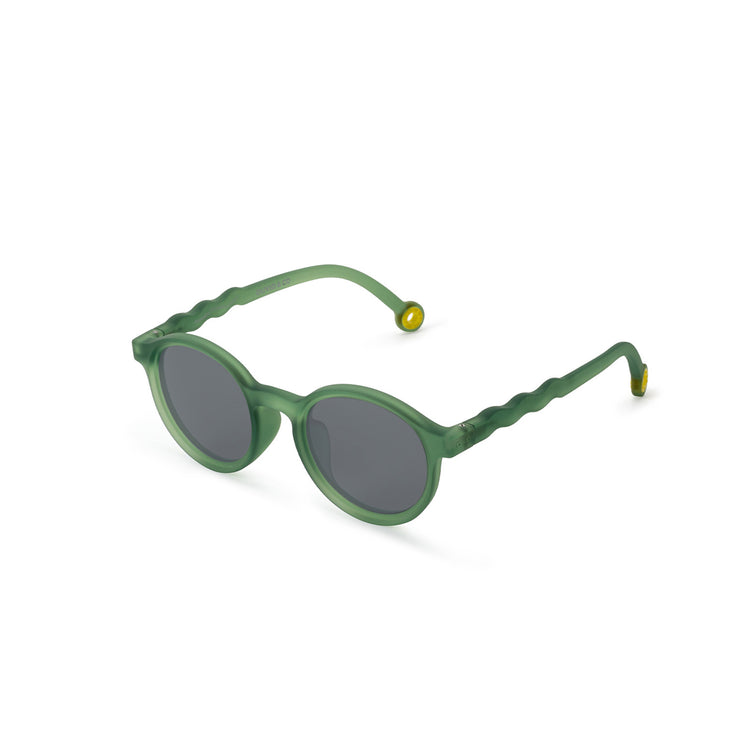 OLIVIO & CO. Kids Oval Sunglasses Classic Olivio-Olive Green 3-5Y