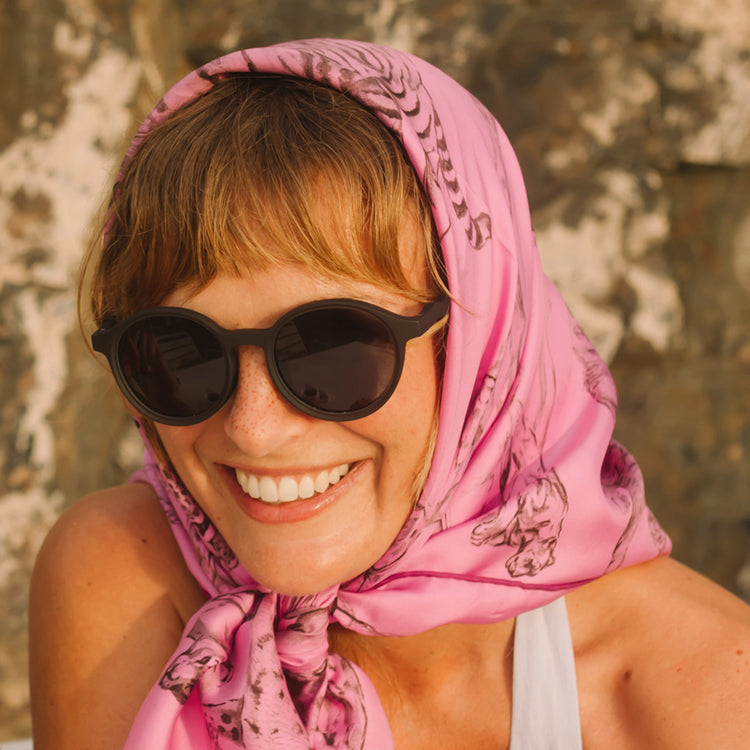 OLIVIO & CO. Γυαλιά ηλίου οβάλ Classic Olivio - Squid Black 12 ετών +