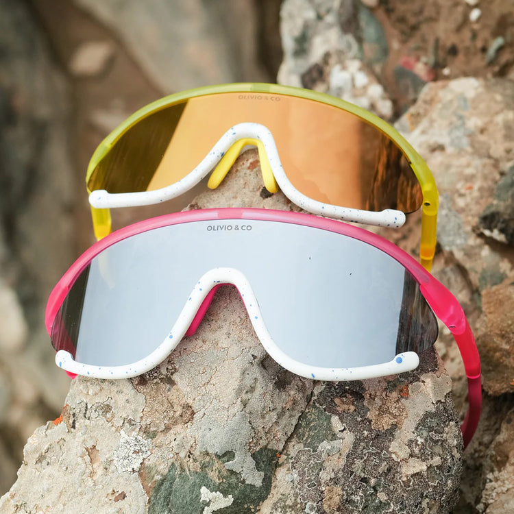 OLIVIO & CO. Junior full-rim sports sunglasses Flamingo Soda 5-12Y
