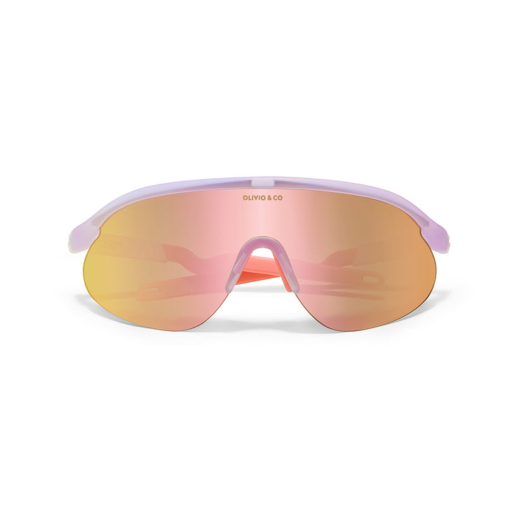 OLIVIO & CO. Teen & adult half-rim sports sunglasses Jam On 12Y+