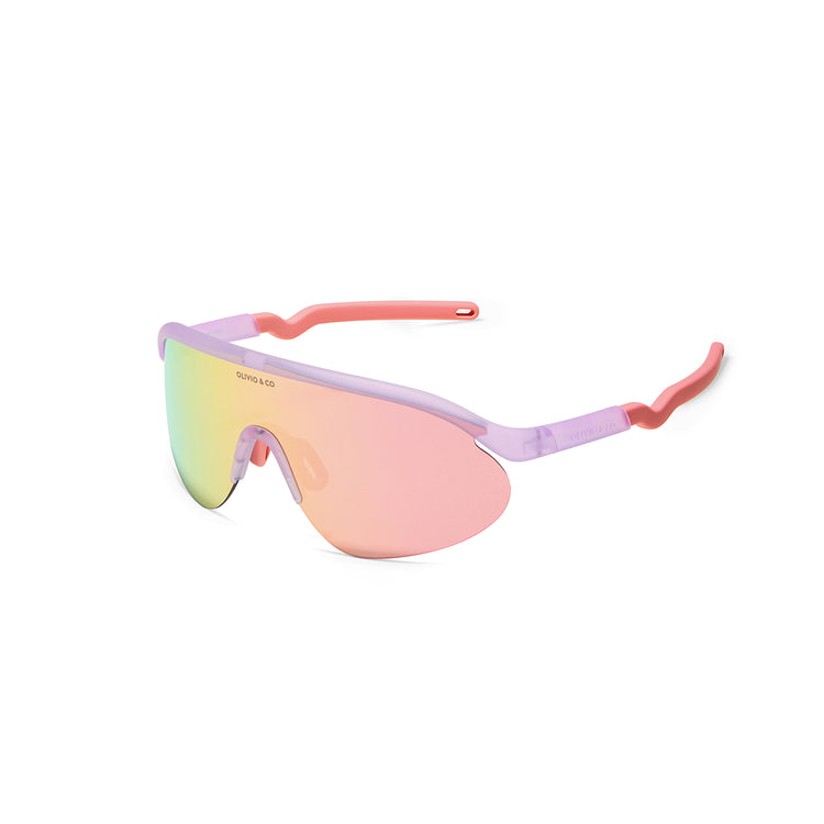 OLIVIO & CO. Teen & adult half-rim sports sunglasses Jam On 12Y+