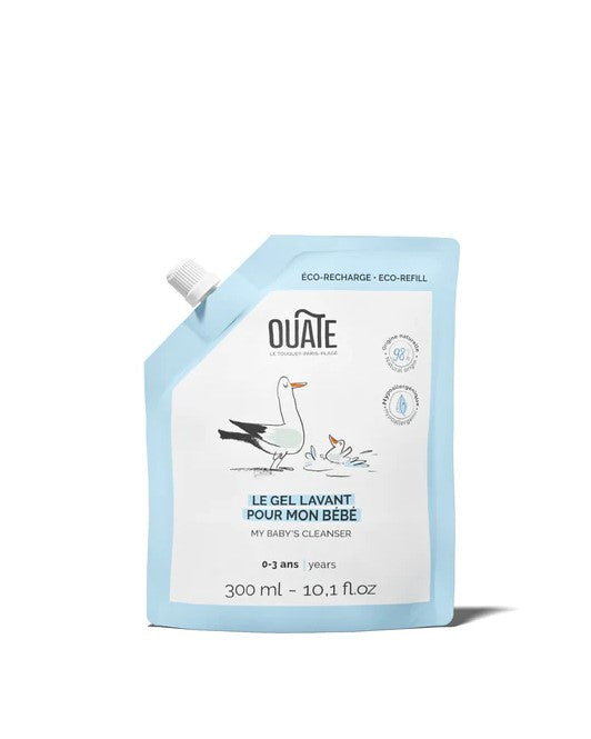 OUATE. Ανταλλακτικό για βρεφικό αφρόλουτρο σώματος και μαλλιών 0-3 ετών - 300ml