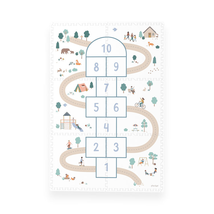 PLAY&GO. EEVAA playmat - puzzle - storage box - Hopscotch