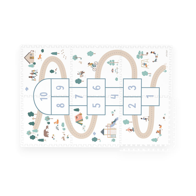PLAY&GO. EEVAA playmat - puzzle - storage box - Hopscotch