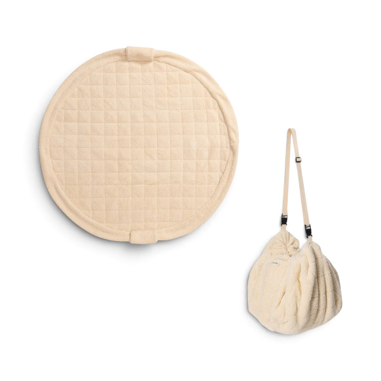 PLAY&GO. 3-in-1 baby playmat, storage bag & diaper bag. Oat teddy