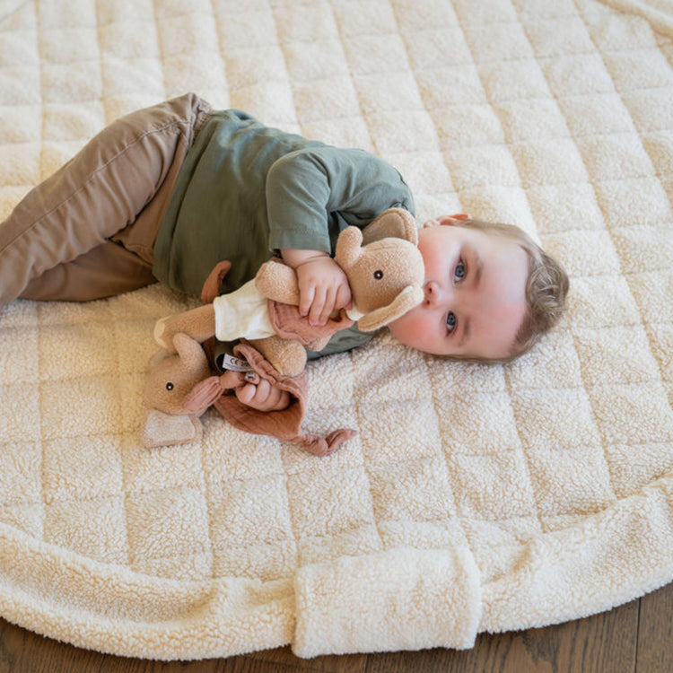 PLAY&GO. 3-in-1 baby playmat, storage bag & diaper bag. Oat teddy