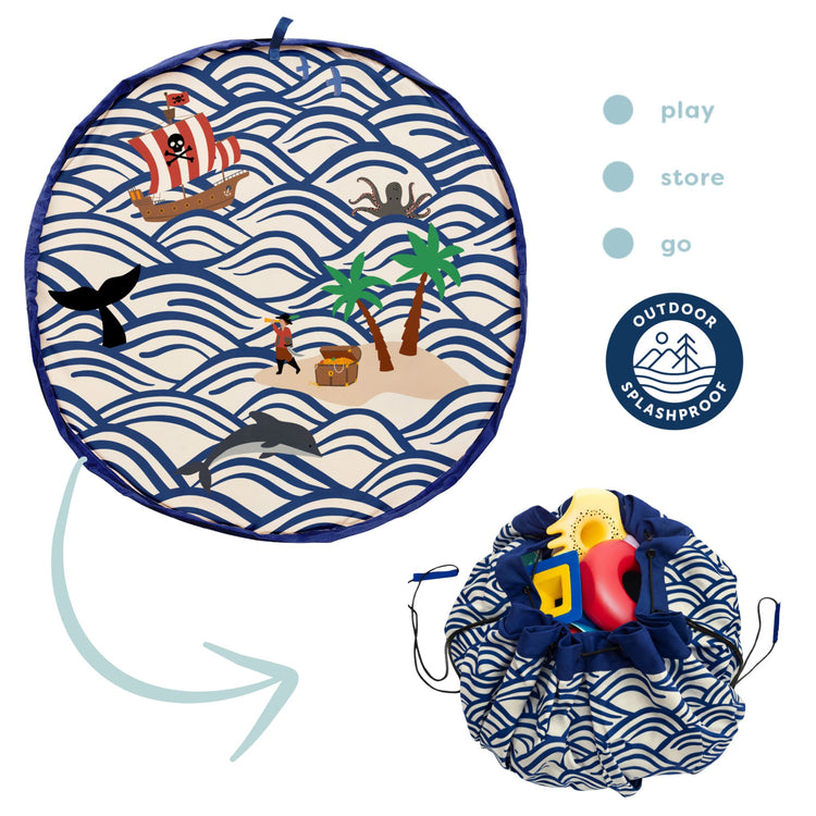 PLAY&GO. 2 in 1 storage bag and playmat. Outdoor Pirate
