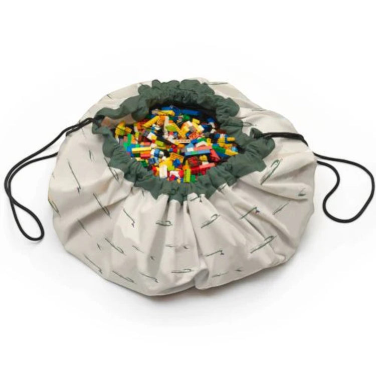 PLAY&GO. 2 in 1 storage bag and playmat. Croco