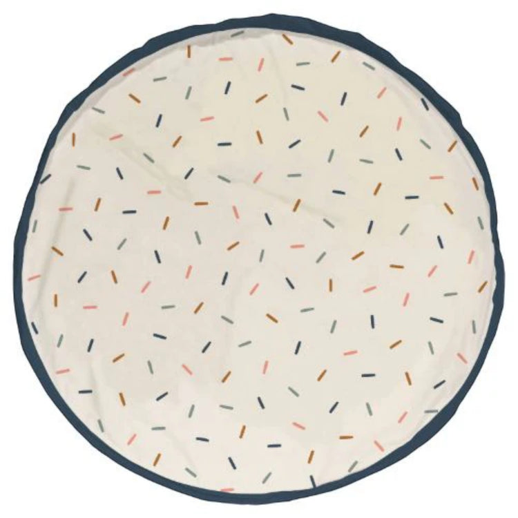 PLAY&GO. 2 in 1 storage bag and playmat. Confetti
