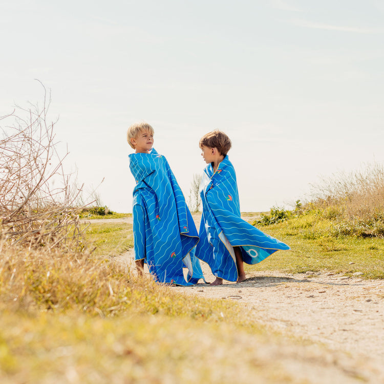 Quut. Play towel Lighthouse blue 180x100 cm