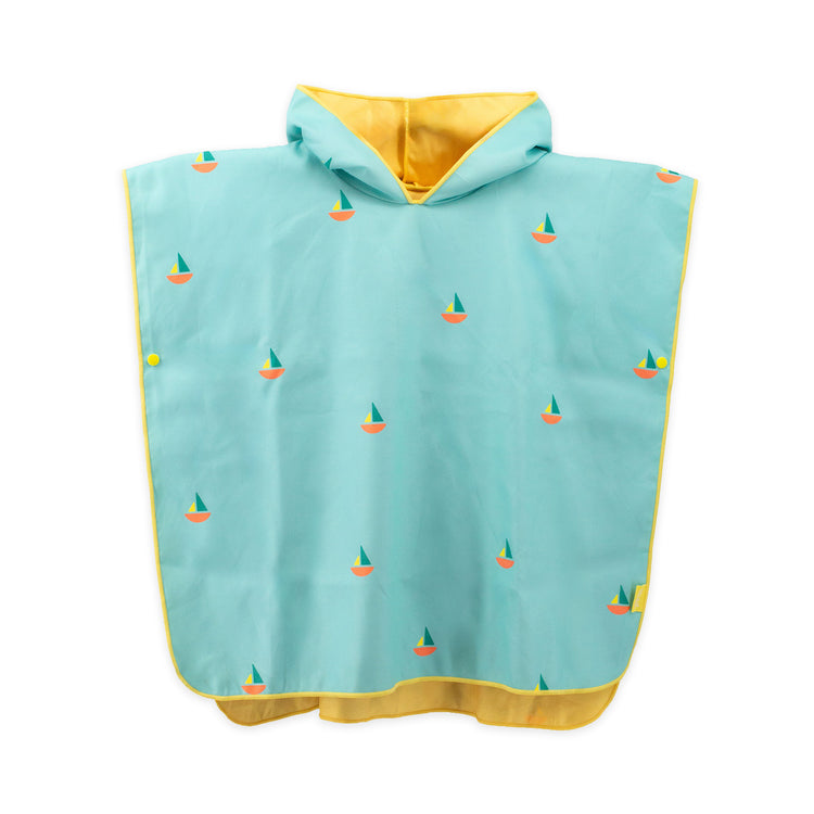 Quut. Poncho Banana Blue (Boats)