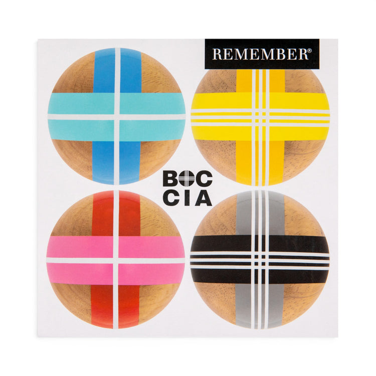 REMEMBER. Boccia outdoor game