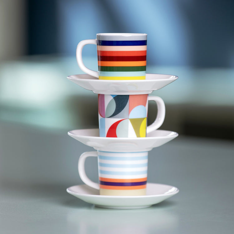 REMEMBER. Φλιτζάνι με πιατάκι espresso Solena