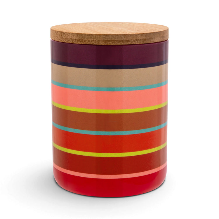 REMEMBER. Porcelain Canister Costa Rossa