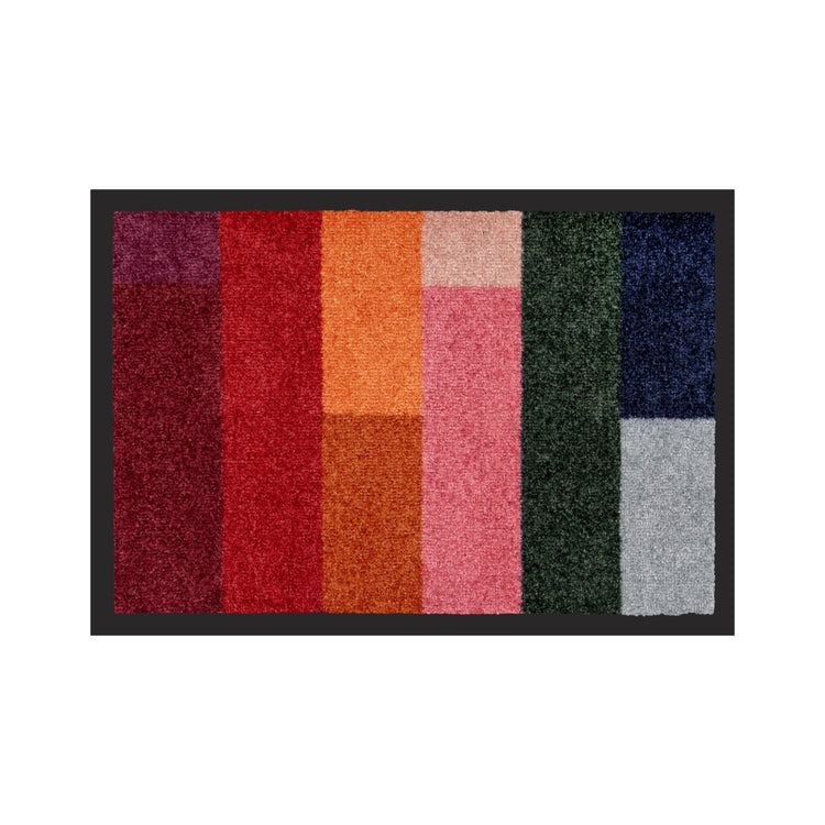 REMEMBER. Doormat Nero