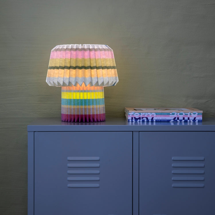 REMEMBER. Paper lamp Anna stripes