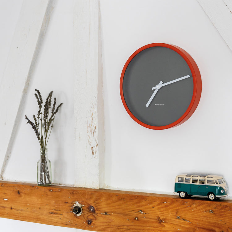 REMEMBER. Wall clock Mocca