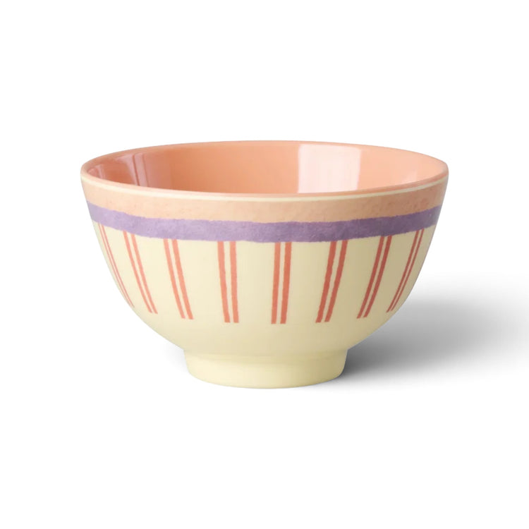 RICE. Μπολ μελαμίνης Stripey Love small - 300ml