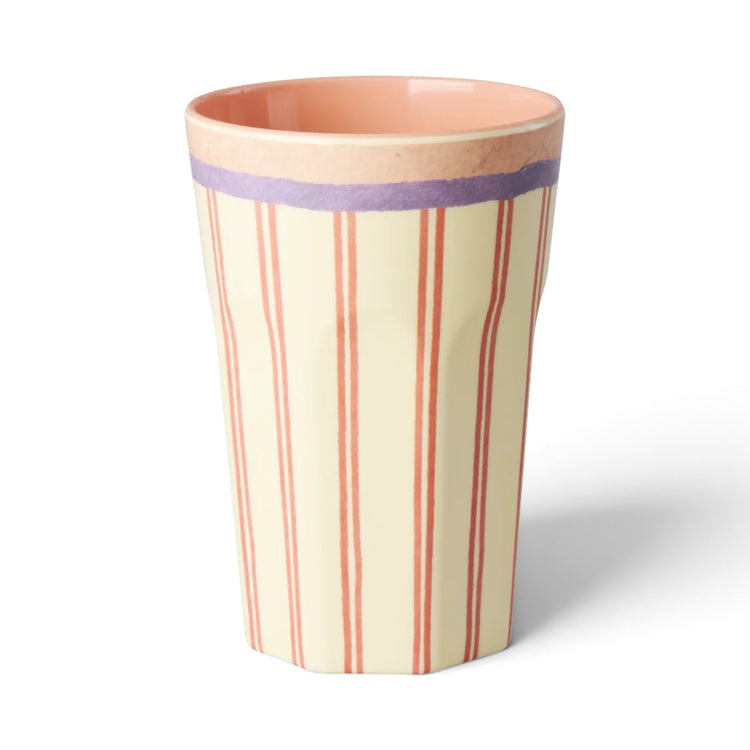 RICE. Ποτήρι μελαμίνης Stripey Love - Tall - 400ml