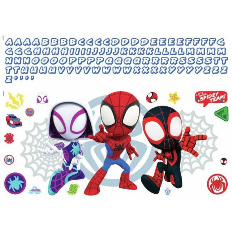 RoomMates. Spidey & His Amazing Friends Headboard Peel & Stick Giant Wall Decal