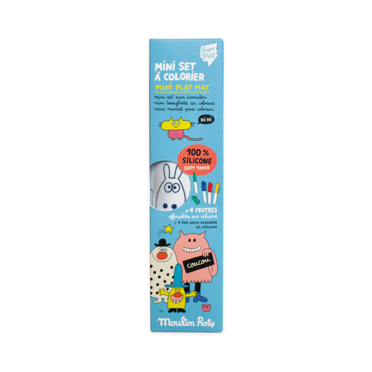 SUPER PETIT & MOULIN ROTY. Σουπλά σιλικόνης για ζωγραφική ταξιδίου Les Schmouks
