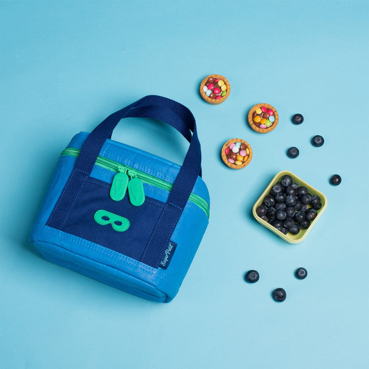 SUPER PETIT. Eco-friendly insulated lunch bag - blue