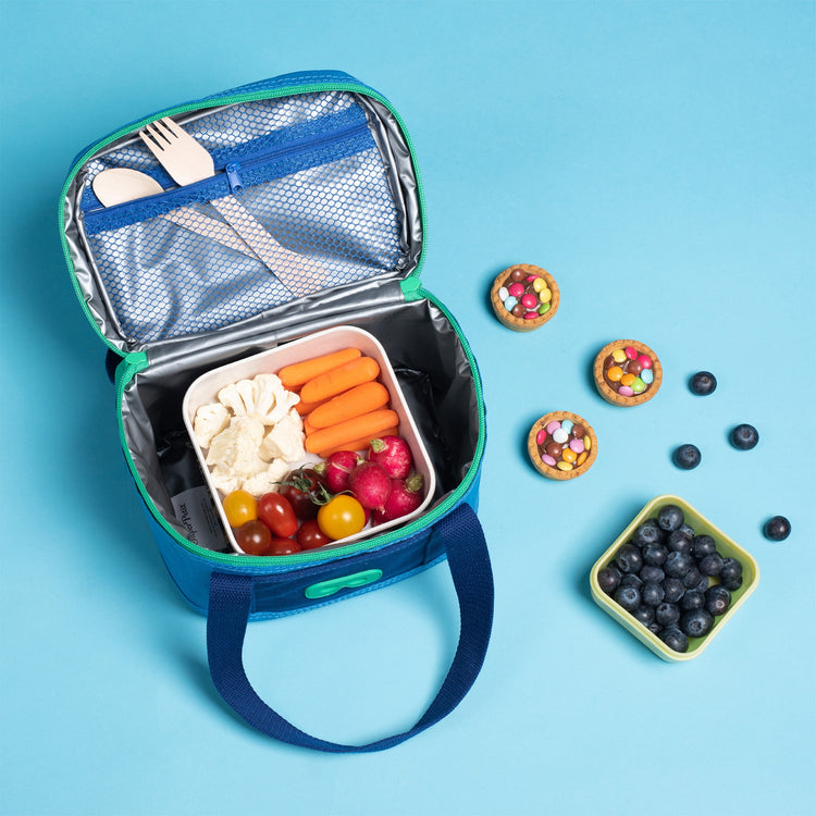 SUPER PETIT. Eco-friendly insulated lunch bag - blue