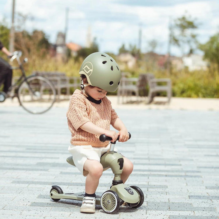 Scoot and Ride. Helmet S Olive