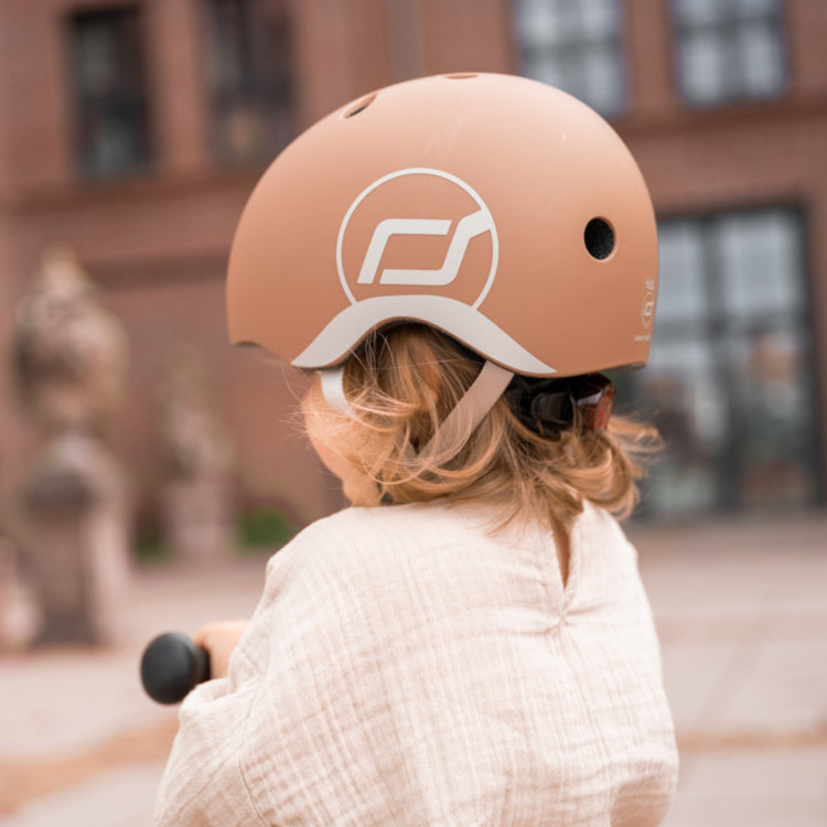 Scoot and Ride. Helmet mocha XXS/S