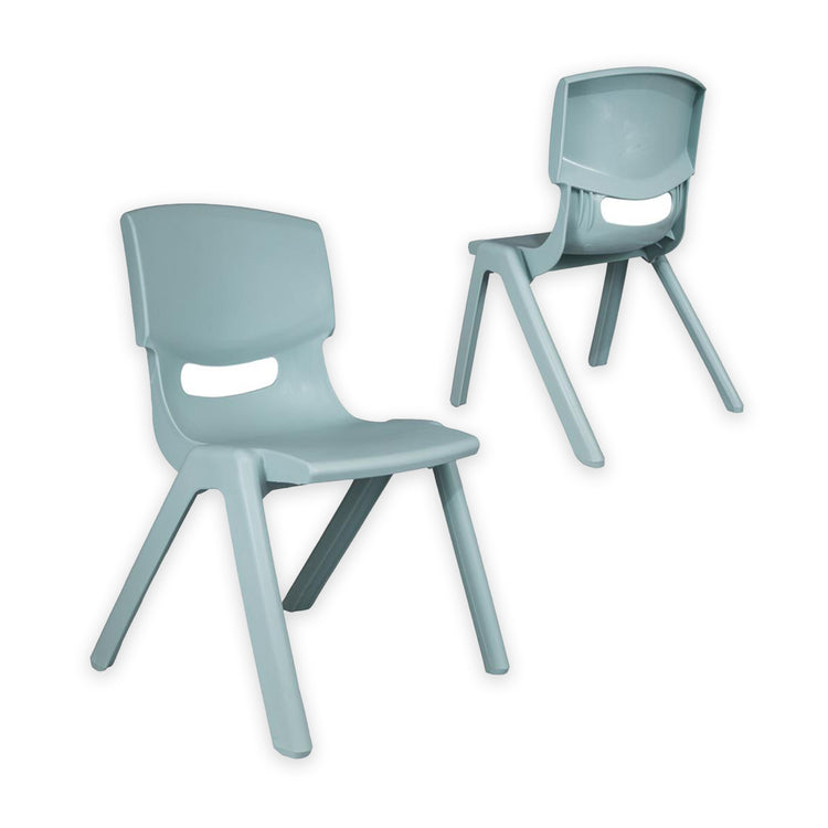 VAN DER MEULEN. Kids Chair Plastic Pastel Blue