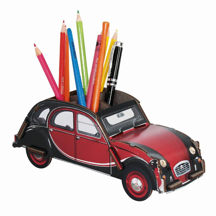 WERKHAUS. Pencil box 2CV Duck - Charleston (black-red)