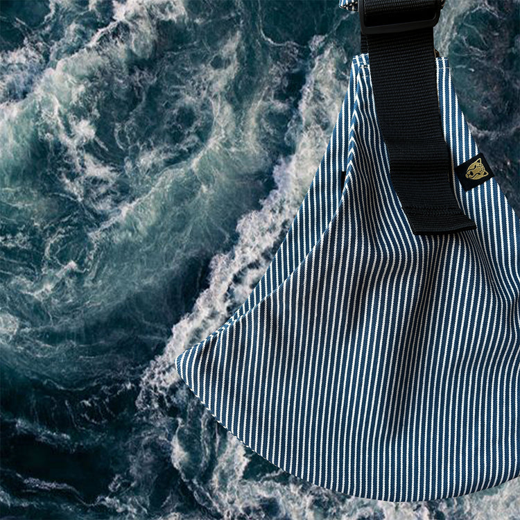 WILDRIDE. Toddler carrrier Indigo Stripes