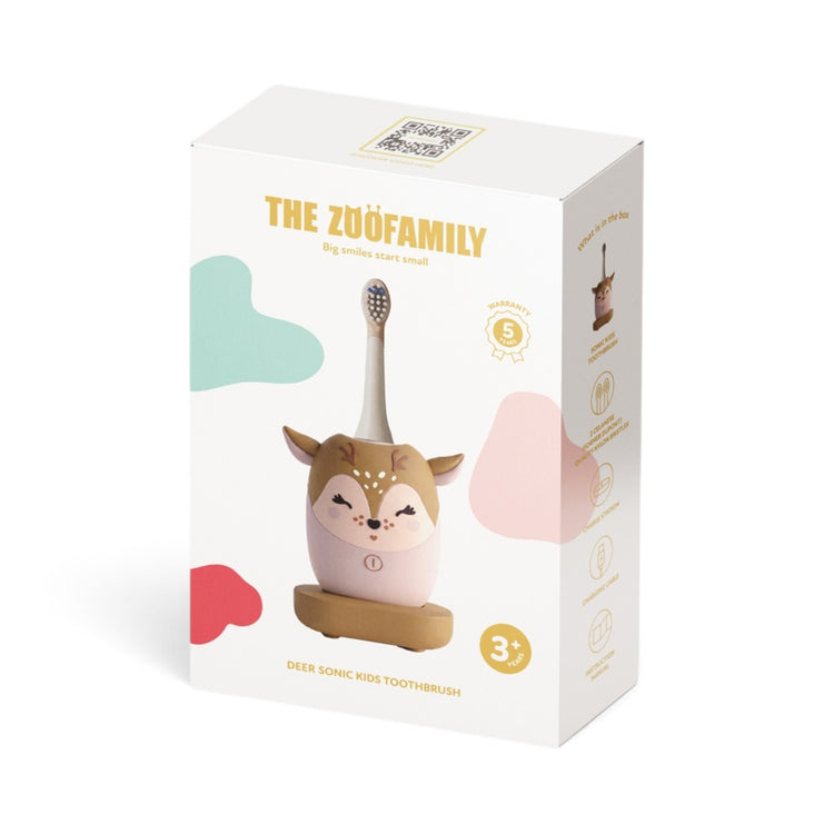ZOO FAMILY. Sonic Kids Toothbrush - Deer