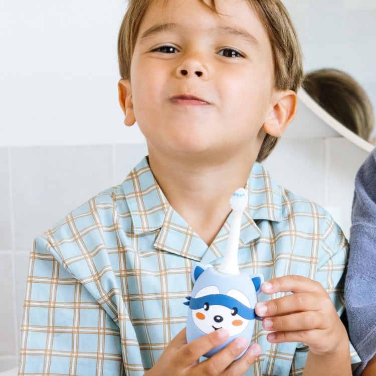 ZOO FAMILY. Sonic Kids Toothbrush - Racoon
