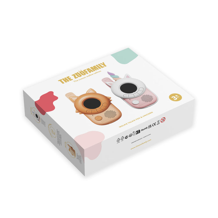 ZOO FAMILY. Σετ walkie talkie Zoo Αλεπού-Μονόκερος