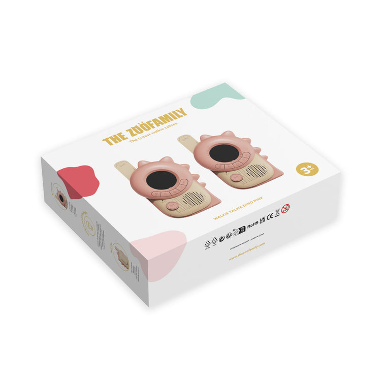 ZOO FAMILY. Σετ walkie talkie Zoo Δεινόσαυρος ροζ