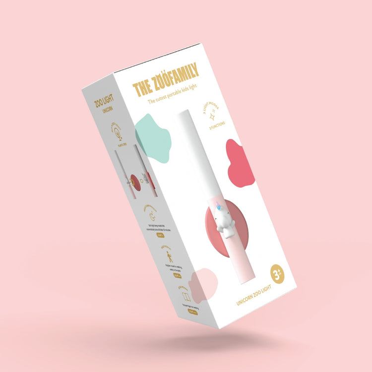 ZOO FAMILY. Φορητό φως νυχτός 3-σε-1 Zoo Light Μονόκερος