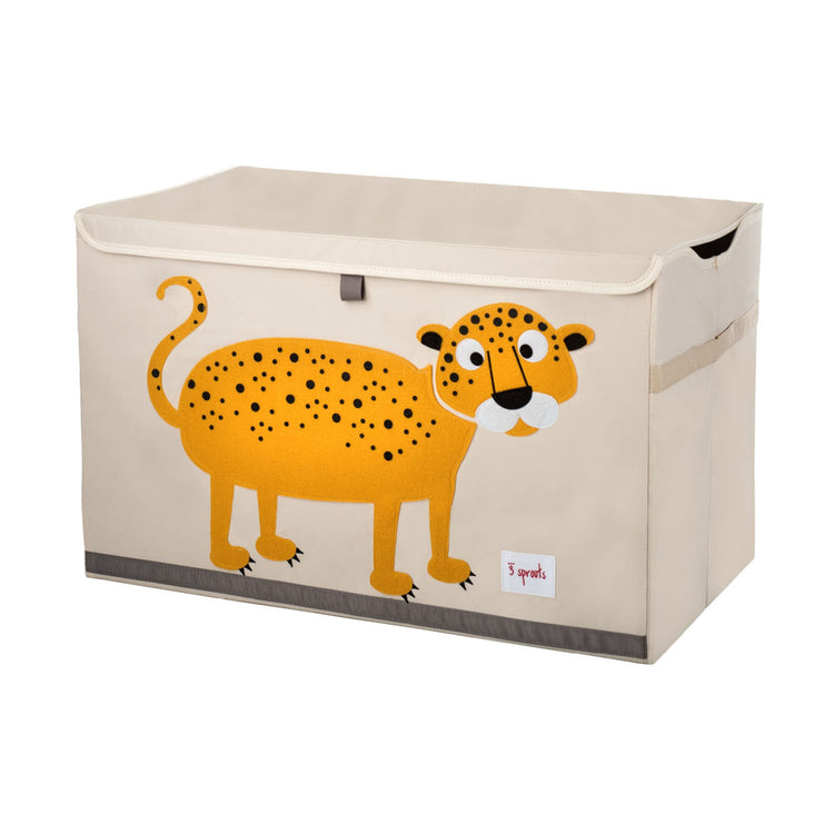 3Sprouts. Leopard toy chest