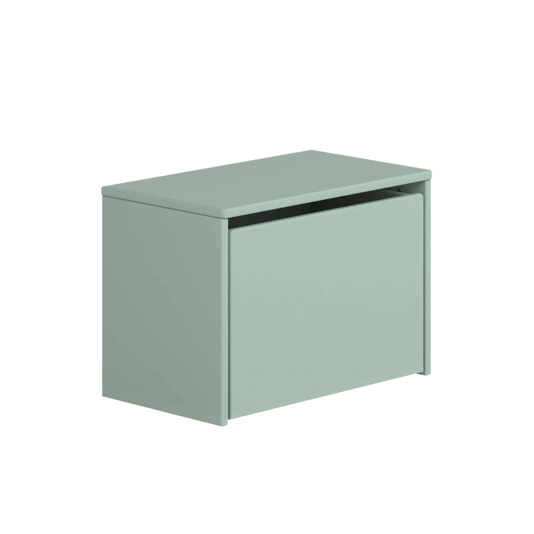 Bench & storage box DOTS L:60 D:35 H:42 Green MDF
