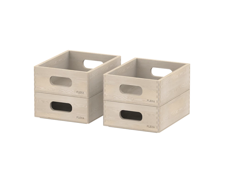 FLEXA. Wooden Storage Box Set - mini